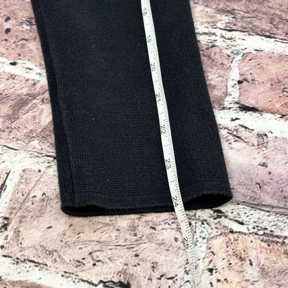 J Crew Black Cotton Knit Blazer Jacket Cardigan Button Front Women's M - Picture 12 of 12